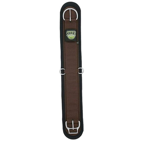 28 Inch Weaver Brown Neoprene Straight Smart Horse Cinch Girth Roll Snug Buckle