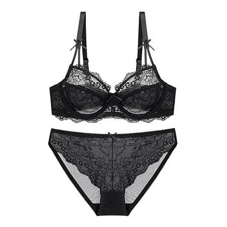 

Varsbaby Women s Underwire Bra and Panties Set Lace Lingerie Sets