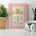 thumbnail image 6 of Estate and Plan II -Framed Print w/glass-Sunset Pink, 6 of 8