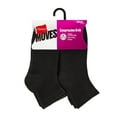 thumbnail image 2 of Hanes Women's Cushioned Ankle Socks, Moves, 10-Pack, Size 5-9, 2 of 5