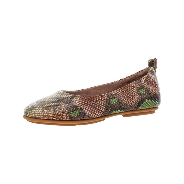 snake print ballerinas