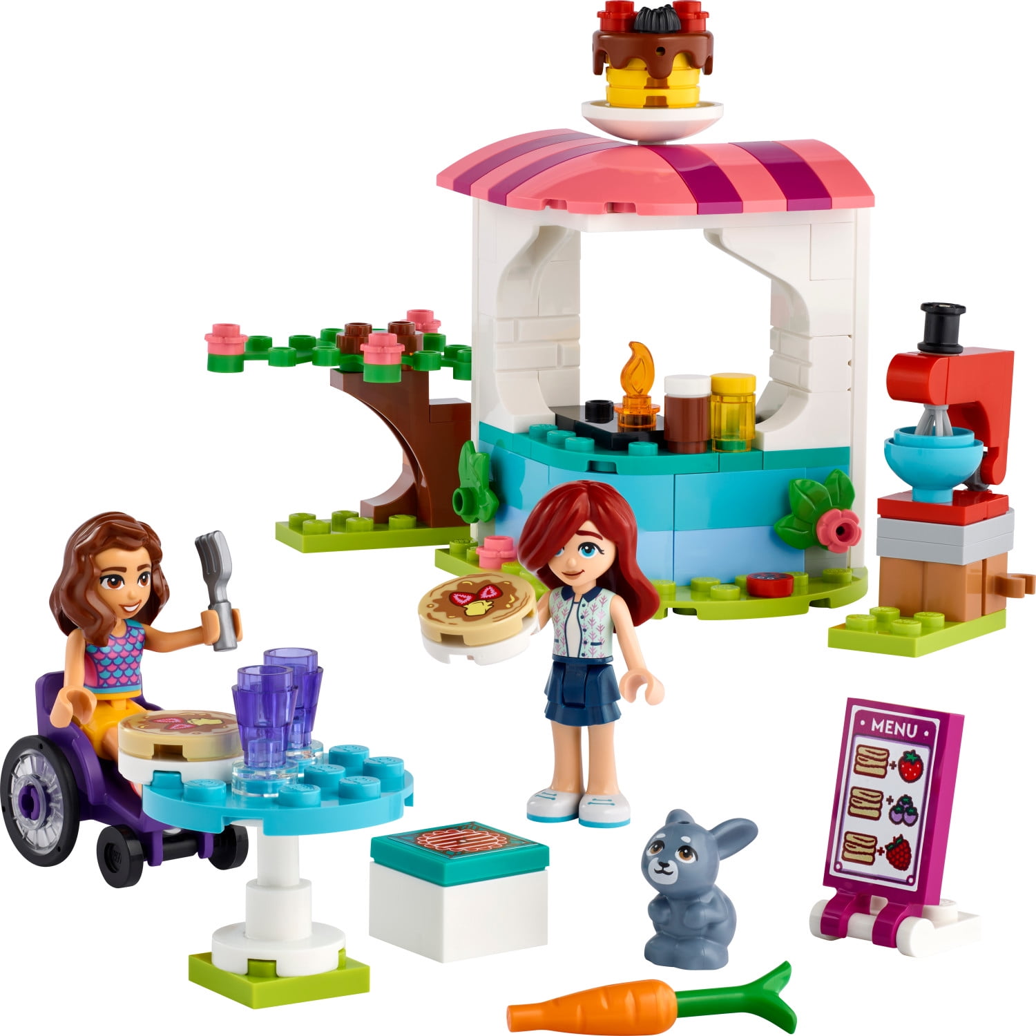 LEGO Friends Pancake Shop 41753 Building Toy Set, Pretend Creative Fun for Boys and Girls Ages 6+, With 2 Mini-Dolls and Accessories, Inspire Imaginative Role Play