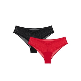 Adored by Adore Me Women's Jamilla Mesh with Embroidery Brazilian