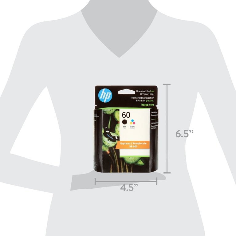 HP N9H63FN#140 Black & Tri-Color Ink Combo Cartridge, 2pk