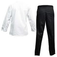 thumbnail image 2 of NATURAL UNIFORMS CHEF UNIFORM SET PANTS AND JACKET, 2 of 2