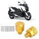 thumbnail image 3 of 2Pcs SEPP Motorcycle Rearview Mirror Bolt Screw CNC Aluminium Alloy Modification Parts M8x1.25Black, 3 of 3
