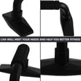 thumbnail image 3 of FUTUREORYY 2Pcs Push-Up Bars Black Solid Equipment for Arm Muscle and Balance, 3 of 7