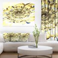 thumbnail image 1 of Light Yellow Digital Art Fractal Flower - Floral Canvas Art Print, 1 of 3