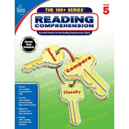 UPC: 0044222242473 | CARSON-DELLOSA Reading Comprehension Workbook for Grade 5 104843