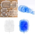 thumbnail image 4 of 2 Juegos de Tapas Elásticas de Silicona, Cocina Alimentaria con Etiquetas Prácticas para Tazones, Tazas, Transparentes Macarena Tapas elásticas de silicona, 4 of 8