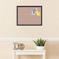 thumbnail image 3 of PinPix 24x18 Custom Cork Bulletin Board  Poster Board Has a Fabric Style Canvas Finish, Framed in Retro Patterns, by ArtToFrames (PinPix-235), 3 of 5