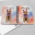 thumbnail image 4 of 4th of July Airedale Terrier Celebrates Independence Day Spiral Bound Journal Dale Waterside Dog Lover 5x7in Spiral Notebook - 12010, 4 of 5