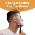 thumbnail image 3 of BIC Flex 4 Sensitive, 4-Blade Men's Disposable Razor, 10 Count, 3 of 7