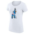 thumbnail image 2 of Women's G-III 4Her by Carl Banks White Oklahoma City Thunder Super-Slim Fit Lightweight Basketball Girls T-Shirt, 2 of 3