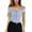 Blue, variant on Babysbule Womens Fall Plus Top Sets Outfit Women's Casual Homewear Long-Sleeve Tops Trousers Turndown Collar Night Pajamas Suits