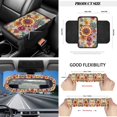 thumbnail image 6 of Jeiento Dahlia Car Seat Covers Full Set with Auto Steering Wheel Cover Seat Belt Cover Armrest Cover Garbage Can Air Vent Pouch Rearview Mirror Cover Coasters Keychain, 12 Pack, 6 of 7
