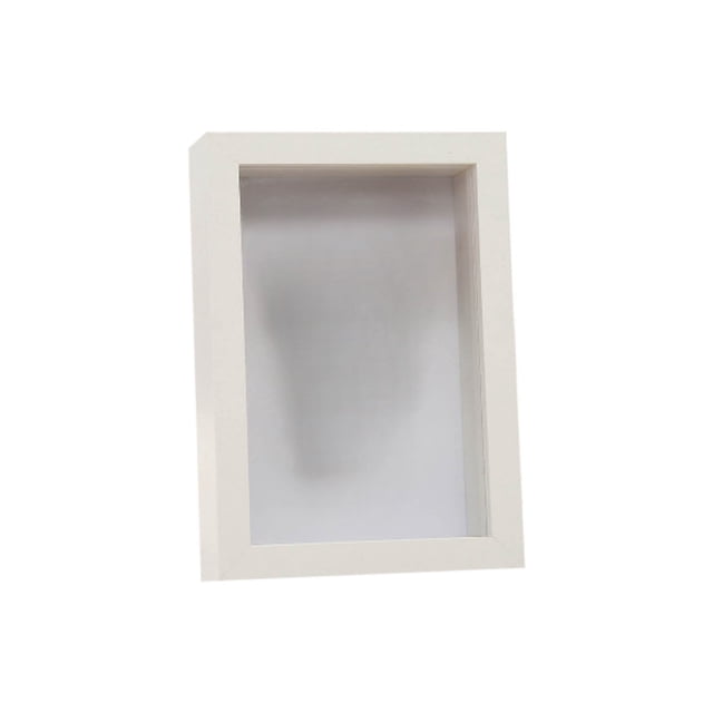 6x4 Shadow Box Frame with Glass Door - Display Case for Photos, Keepsakes, Medals, and Memorabilia