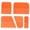 Orange, variant on JISADER 5Pcs Generic PPF Squeegees Accessories for Mirror Paint Protection Film Black
