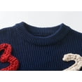 thumbnail image 6 of Afdoent Girls Sweaters Toddler Embroidered Soft Knit Sweater Kids Fall Pullover Sweaters Top Birthday Daily Wear 3-4 Years, 6 of 9