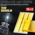 thumbnail image 4 of 2PCs D2S D5s D1s D3S D8s LED headlight hid D1s D8s LED headlamp D2R D5R bulb 30000lm xenon car light turbo lamp CANbus 6000K plug & play, 4 of 9