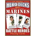 thumbnail image 1 of HeroDecks - U.S. Marines Battle Heros Playing Cards - USMC, 1 of 2