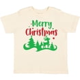 thumbnail image 3 of Inktastic Merry Christmas, Reindeer, Christmas Tree, Stars Boys or Girls Toddler T-Shirt, 3 of 5