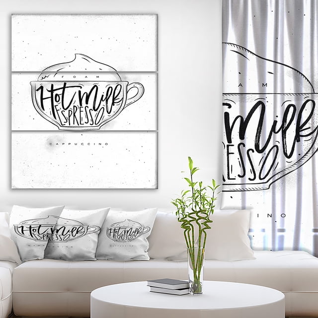 Design Art - Cappuccino Tasse Blanc
