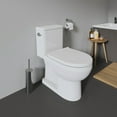 thumbnail image 4 of Duravit 219501-L Duravit No.1 1.28 Gpf Elongated Toilet - White, 4 of 7