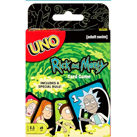Rick and Morty Uno Cards