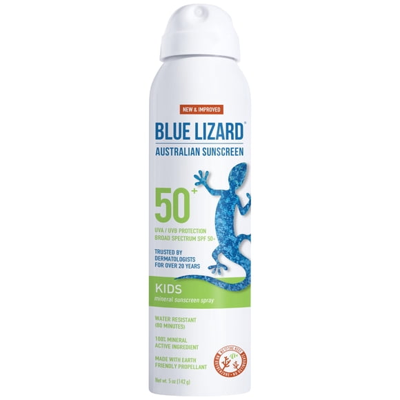 Protector solar en aerosol BLUE LIZARD Mineral Kids SPF 50+ 150 ml