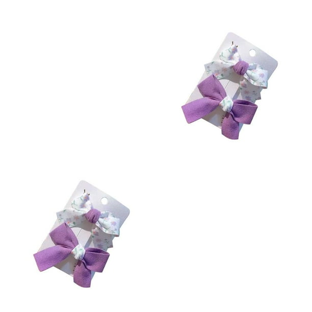 Qarigey 2 piezas mujer horquillas tocado pasador de pelo regalos Clip trabajo diario naranja Violeta 2piezas Qarigey CBP308069