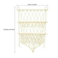 thumbnail image 2 of SHOWERORO Rangement Mural pour Jouets Hamac pour Salle d'Étude Blanc 1Pcs, 2 of 5