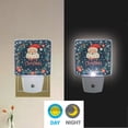 thumbnail image 2 of Yayeee LED Night Light for The Home Plug in With Light Sensors 2 Pack, Blue Christmas Santa, 2 of 6