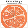 thumbnail image 4 of Billuyoard Almohadilla de aislamiento térmico de silicona, taza antideslizante, cocina, olla antiescaldaduras de dibujos animados, tapete para de Mostrada naranja naranja S, 4 of 6