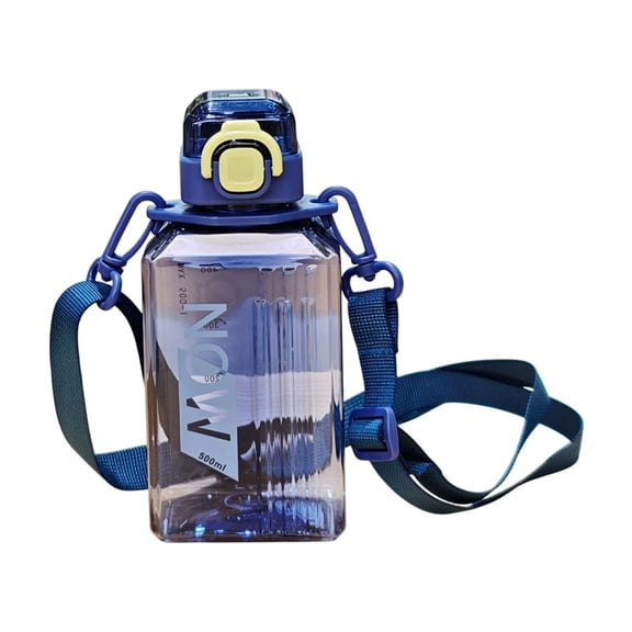 Campus Active Direct Drink Water Bottle with Secure Leak-Proof Lid, Plastic Sport Water Jug for Refreshing Hydration During Summer and Outdoor Activities
