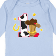 thumbnail image 4 of Inktastic Cowboy Birthday One Year Old with Cowboy Boots Boys Long Sleeve Baby Bodysuit, 4 of 5