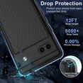 thumbnail image 2 of LAICAIW for Google Pixel 6a Phone Case: Dual Layer Protective Heavy Duty Cell Phone Cover Shockproof Rugged with Non Slip Textured Back-Military Drop Protection Bumper Tough, 2 of 7
