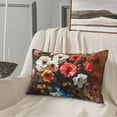 thumbnail image 5 of Lsque Elegant Floral Vase Painting Pattern Pillow Case – Soft & Cozy Throw Pillow Cover, Hypoallergenic Cushion Case for Sleeping Women with Envelope Closure-16"x24", 5 of 6