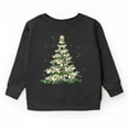 thumbnail image 3 of Watercolor Christmas Tree Sparkle - Toddler Graphic Sweatshirt and Youth Graphic Sweatshirt, 3 of 19