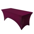 thumbnail image 1 of 4FT6FT  elastic table cover cocktail table cover conference wedding banquet rectangular table cover elastic tablecloth, 1 of 7