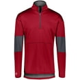 thumbnail image 2 of Holloway Sportswear 2XL Sof-Stretch Pullover Scarlet/Carbon 229538, 2 of 4