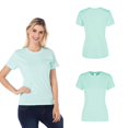 thumbnail image 2 of Playera Peso Completo para Dama, Color Aqua, 100% Algodón, 2 of 3