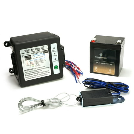 12 Volt Trailer Breakaway Kit (Side-Load) with LED Battery