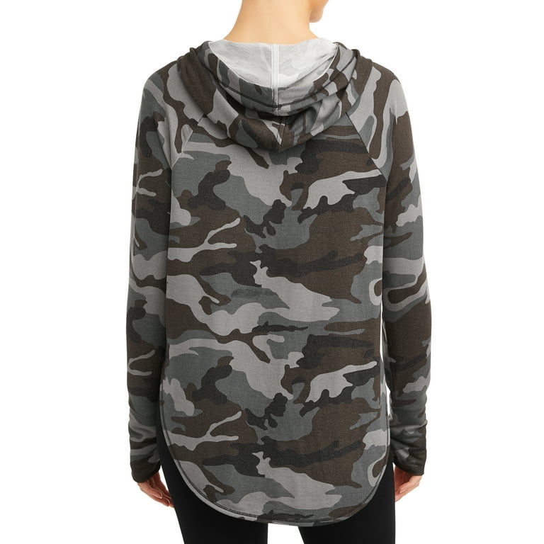 Camo zip up hoodie hotsell walmart