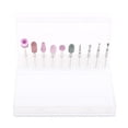 thumbnail image 2 of Juego de brochas para uñas, brocas para cutículas para eléctricas, para manicura, pedicura, acrílico, herramientas para taladrar uñas, 3 03 Sunnimix Brocas para uñas, 2 of 6