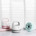 thumbnail image 2 of CRAFTHROU Handheld Desktop Vacuum Cleaner Blue Portable Design for Office Workers 1Set, 2 of 8