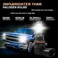 thumbnail image 6 of 6x LED Headlight High Low Beam+Fog Light Bulb Package Super Bright White For Toyota Highlander 2007-2020, 6 of 12