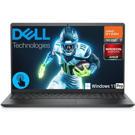 Dell Inspiron 3535 Touchscreen Laptop, 8-Core Speed AMD Ryzen 7-7730U CPU, 15.6 inch FHD Touch Display (Windows 11 Pro, 32GB RAM | 2TB SSD)