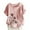 Pink, variant on IROINNID Women's 2023 Summer Casual Versatile Round Neck Classic Short Sleeve Printing Loose Shirt Tops Spring