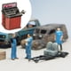 thumbnail image 5 of Máquina equilibradora dinámica de neumáticos a escala 1/64, modelo en miniatura para bricolaje, accesorios para garaje Rojo desgastado, 5 of 7